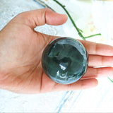 Canadian Nephrite Jade Sphere: Emerald Green Healing Crystal (50mm)