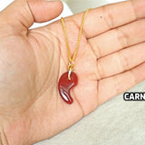 Jade Magatama Necklace: Japanese Talisman Pendant