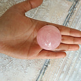 AAA Rose Quartz Sphere: 40mm Healing Crystal, Stone of Love
