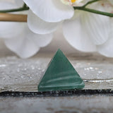 Green Aventurine Pyramid 35mm tall 30mm wide, Pyramid for Meditation, healing, energy, room decor