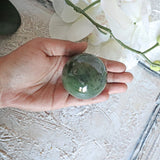 Canadian Nephrite Jade Sphere: Emerald Green Healing Crystal (50mm)