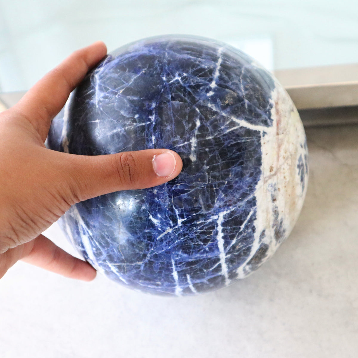 Large Sodalite Sphere 135 mm 5.3 inch