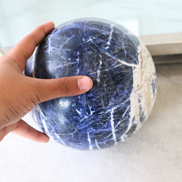 Large Sodalite Sphere 135 mm 5.3 inch