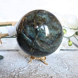 Large Labradorite Sphere 93 mm, L1