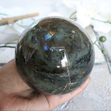 Large Labradorite Sphere 93 mm, L1