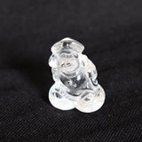 Daikokuten, Natural Quartz Daikokuten Japanese Carving Gift