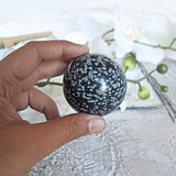 Snowflake Obsidian Sphere (50mm): Natural Healing Stone