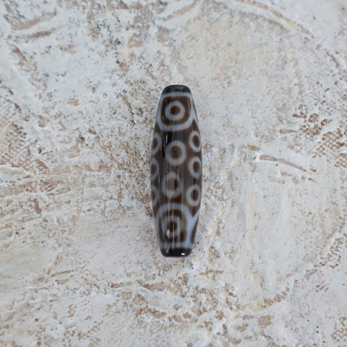 21 Eye Dzi Bead, a rare Tibetan amulet