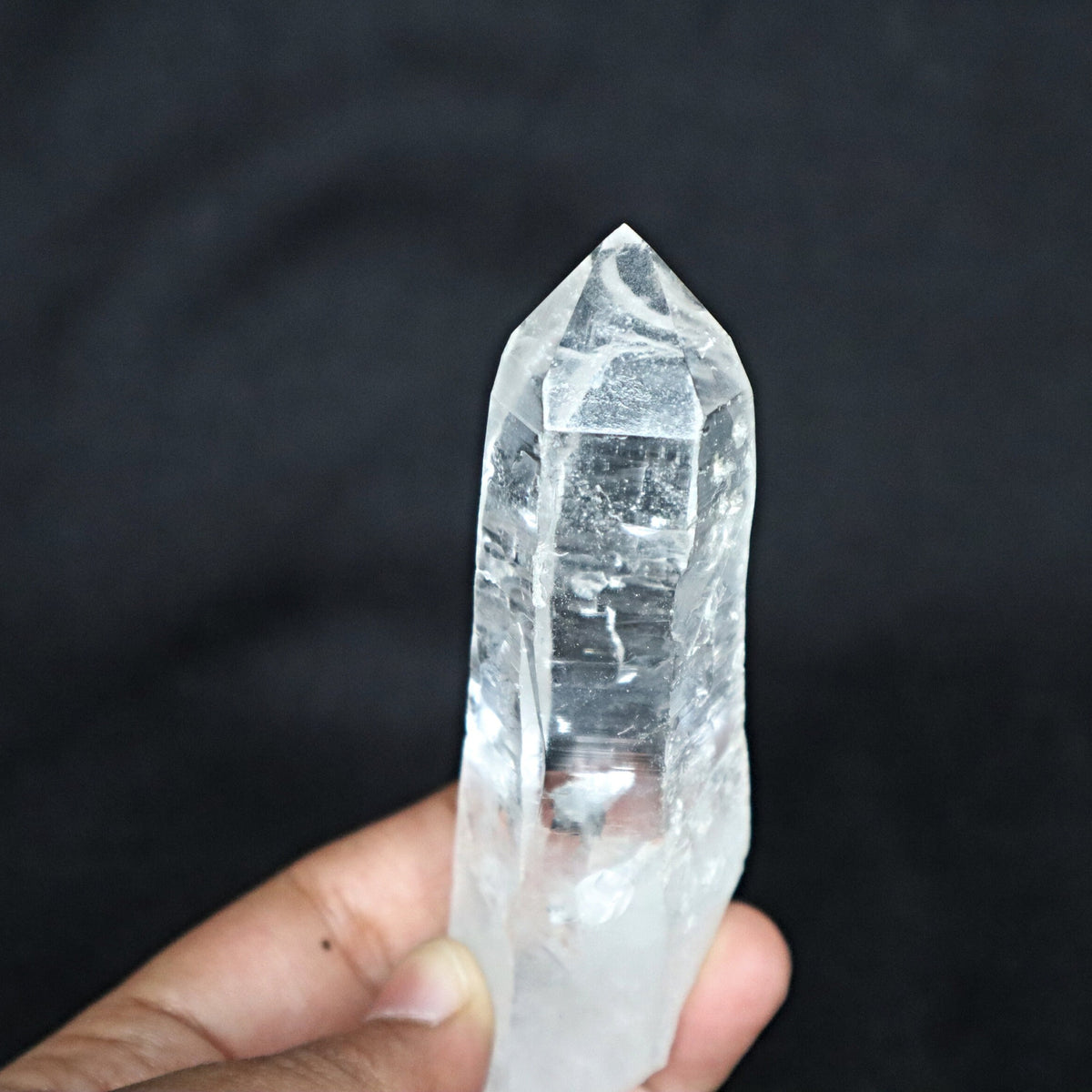 Lemurian Seed Quartz Crystal Point, Isis Face, LG