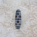 Hand Carved Tibetan Agate Dzi Bead (36mm)