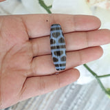 Hand Carved Tibetan Agate Dzi Bead (36mm)