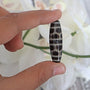 Hand Carved Tibetan Dzi Agate Bead (37mm)