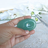 Green Aventurine Thumb Worry Stone: Natural Healing Crystal