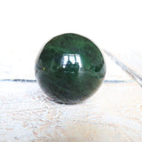 Canadian Nephrite Jade Sphere: Emerald Green Healing Crystal (50mm)