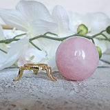 AAA Rose Quartz Sphere: 40mm Healing Crystal, Stone of Love