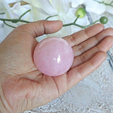 AAA Rose Quartz Sphere: 40mm Healing Crystal, Stone of Love