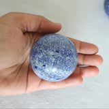 Natural Blue Lapis Sphere: Healing Stone (60mm)