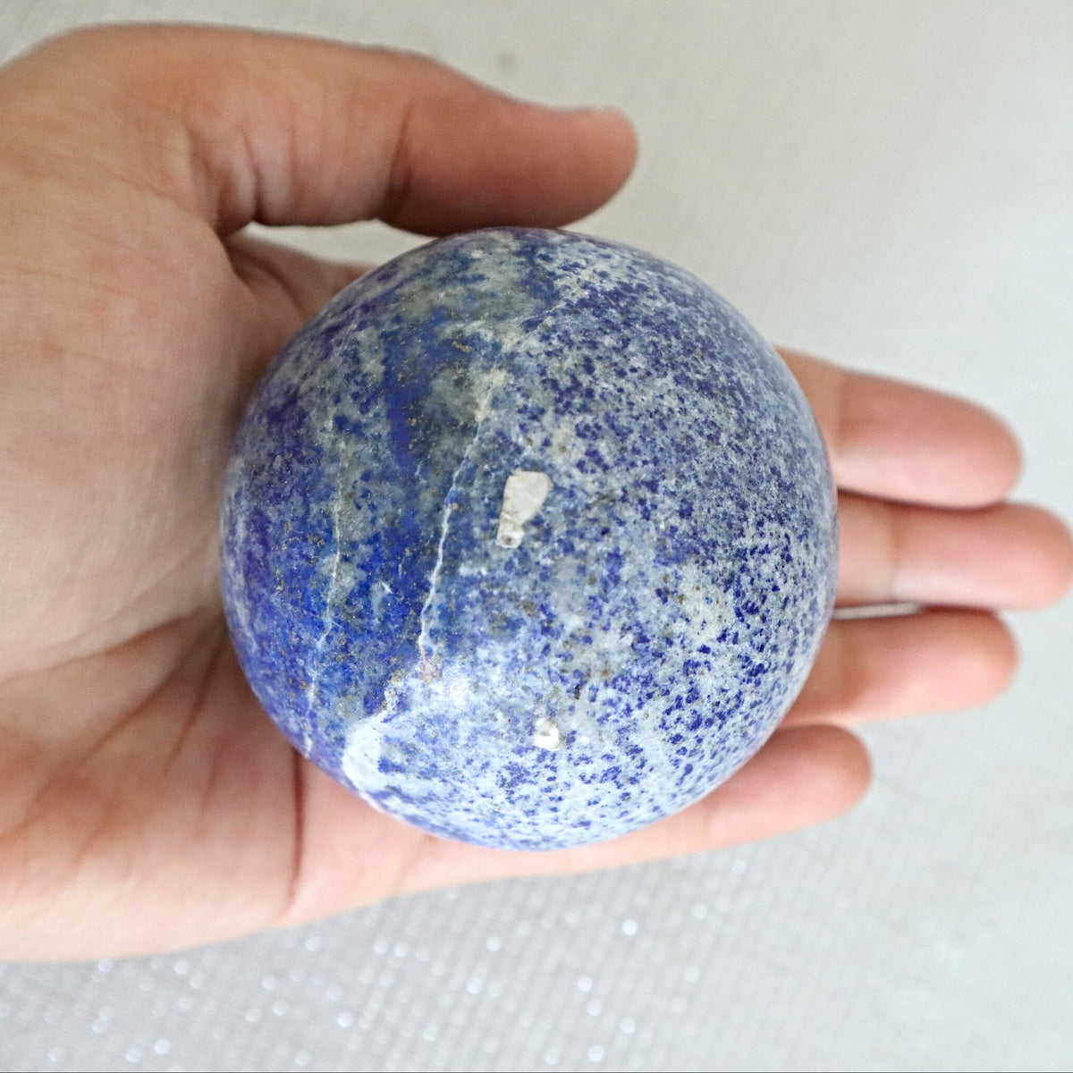 Natural Blue Lapis Sphere: Healing Stone (60mm)