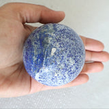 Natural Blue Lapis Sphere: Healing Stone (60mm)