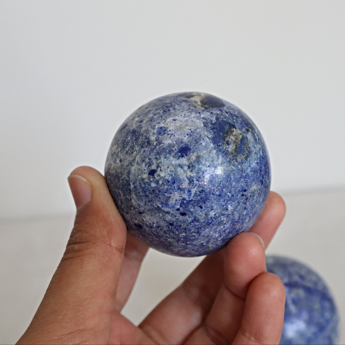 Natural Blue Lapis Sphere: Healing Stone (60mm)
