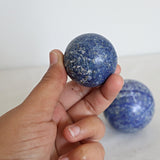 Natural Blue Lapis Sphere: Healing Stone (60mm)