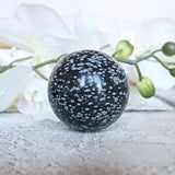 Snowflake Obsidian Sphere (50mm): Natural Healing Stone