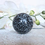 Snowflake Obsidian Sphere (50mm): Natural Healing Stone