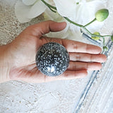 Snowflake Obsidian Sphere (50mm): Natural Healing Stone