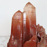 Fire quartz raw crystal formation