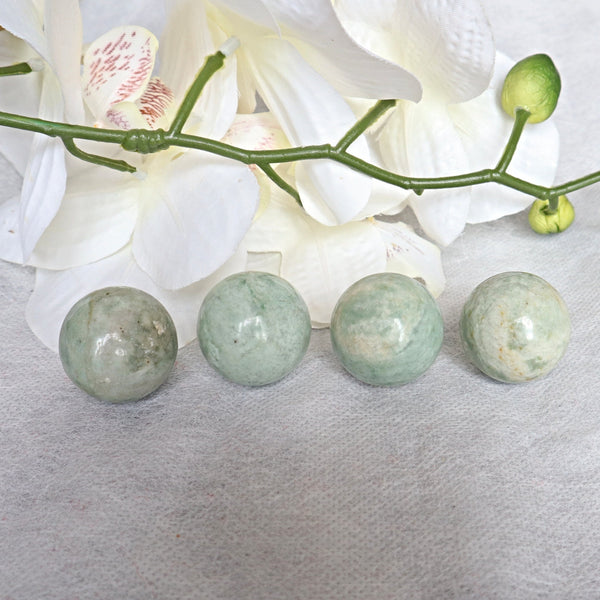Real Jadeite Jade Sphere 28mm