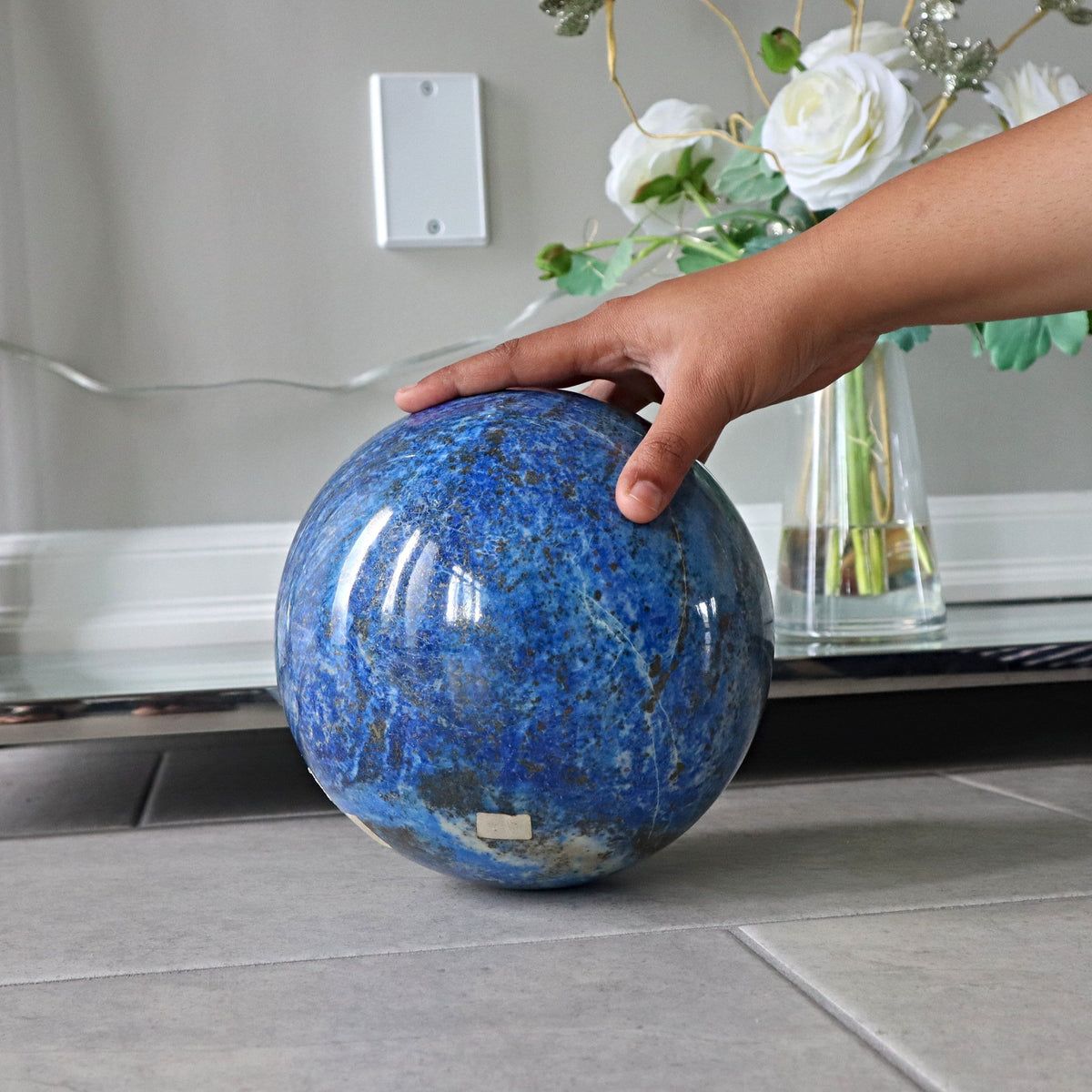 Extra Large Lapis Sphere 22 Lbs, 7.2 inches