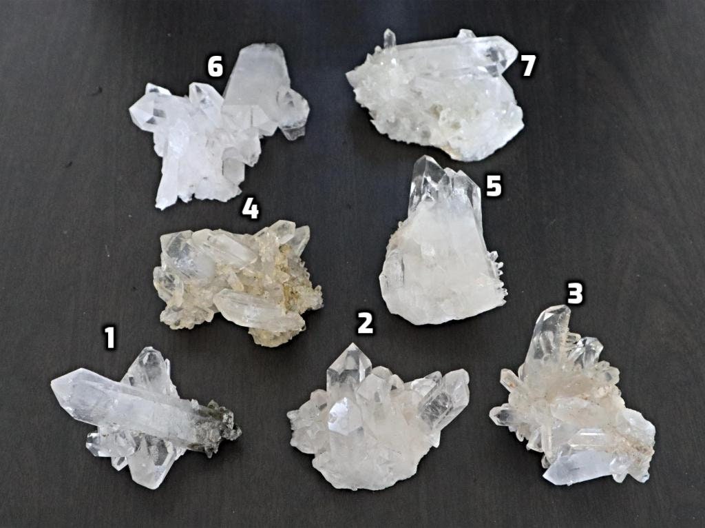 Clear Quartz Cluster Specimens, QC1