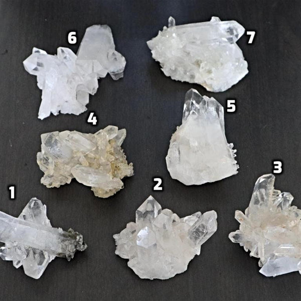 Clear Quartz Cluster Specimens, QC1
