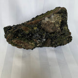 Xtra Large Epidote Specimen with Crystal Clusters 8 inches 6.1 Lbs, EP5