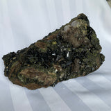 Xtra Large Epidote Specimen with Crystal Clusters 8 inches 6.1 Lbs, EP5