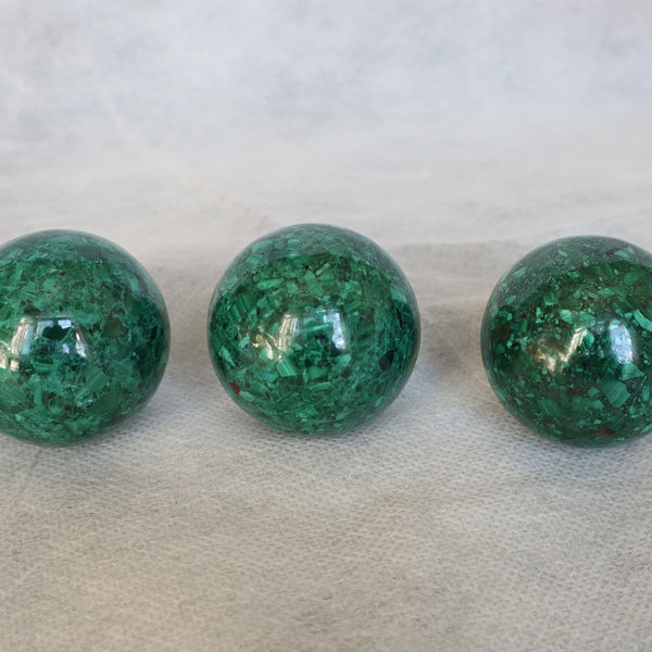 Chrysocolla Sphere: Polished Green Crystal (40mm)