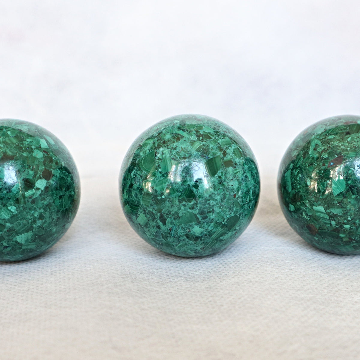 Chrysocolla Sphere: Polished Green Crystal (40mm)