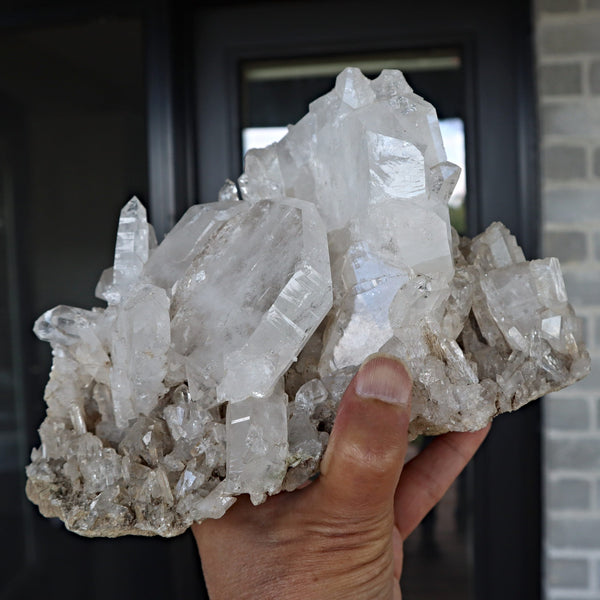 Xtra Large Faden Quartz Crystal Cluster 8 inch 4.4 Lbs, FM5