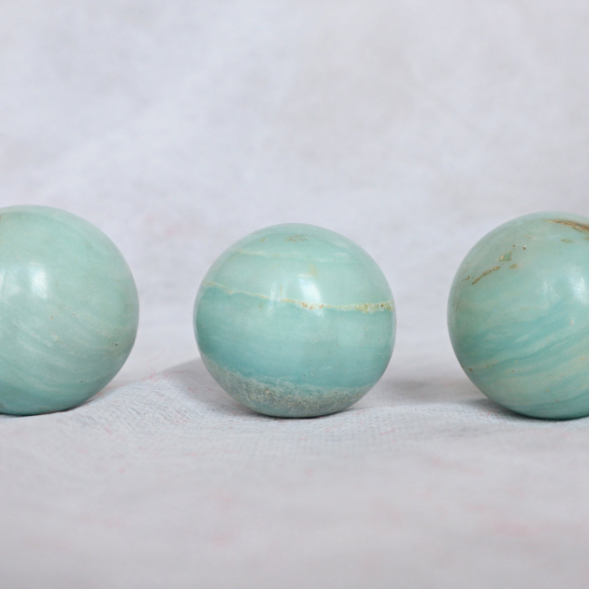 Mint Green Amazonite Sphere (40mm): Emotional Wellness Crystal