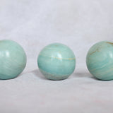 Mint Green Amazonite Sphere (40mm): Emotional Wellness Crystal