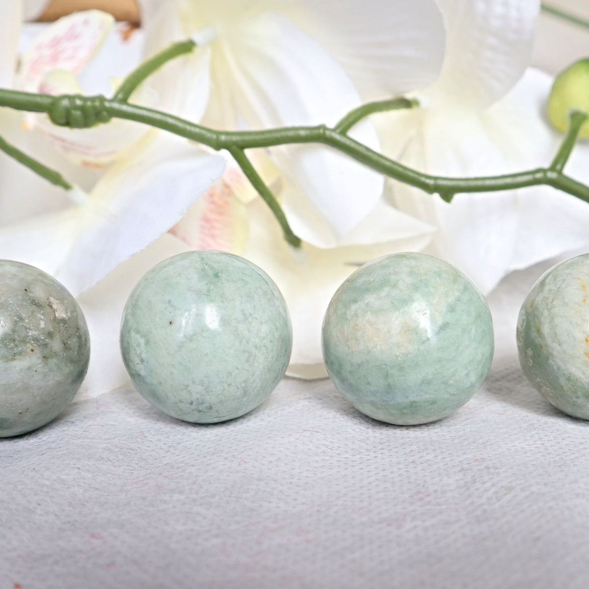 Real Jadeite Jade Sphere 28mm