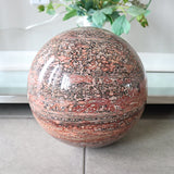Xtra Large Leopard Skin Jasper Sphere 8.66 inch 220mm 26.67 Lbs 12.1 Kgs