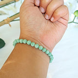 Natural Green Jade Crystal Bracelet