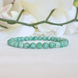 Natural Green Jade Crystal Bracelet