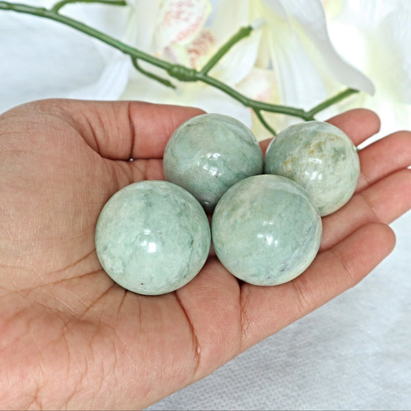 Real Jadeite Jade Sphere 28mm