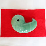 Large Aventurine Magatama: Japanese Lucky Stone Decor (4 inch)