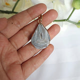 Druzy Agate Pendant Necklace