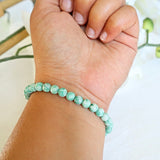 Natural Green Jade Crystal Bracelet