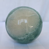 Green Fluorite Sphere: 2.8 inch Reiki Healing Crystal Gift