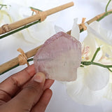 Kunzite Crystal Specimen, Etched Termination Spodumene Mineral Specimen, KN3